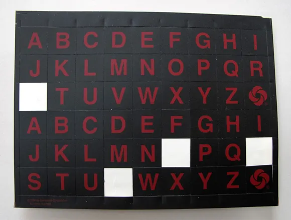 Adhesive Helvetica